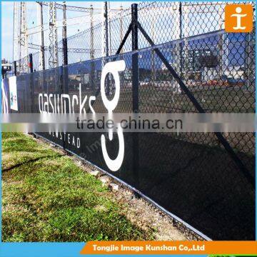 Outdoor mesh vinyl banner