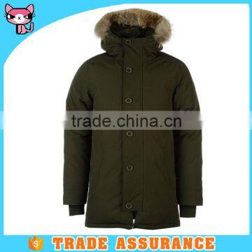 2016 winter outdoor casual mens down parka jacket