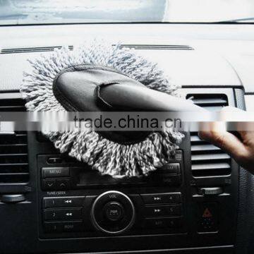 Multi-functional Car Duster Cleaning Dirt Dust Clean care Brushes Dusting Tool Mop Gray