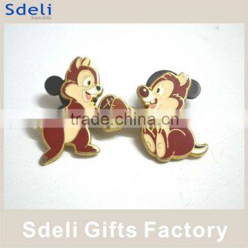 Custom animal shape promotional metal lapel pin