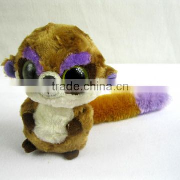 2014Hot Sale Plush Animal Big Eyes The Mongoose soft toys