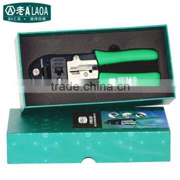LAOA 8P Hand Crimping Tools / Network Crimping PlierModular Plug Crimping Cutter Crimper Tools for Round Wire Flat Wire photo-4