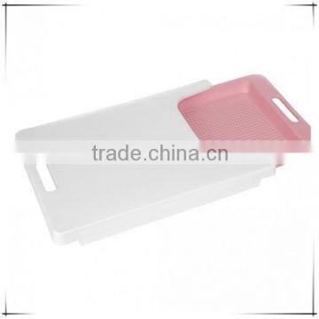 rectangle white uhmwpe plastic cutting board