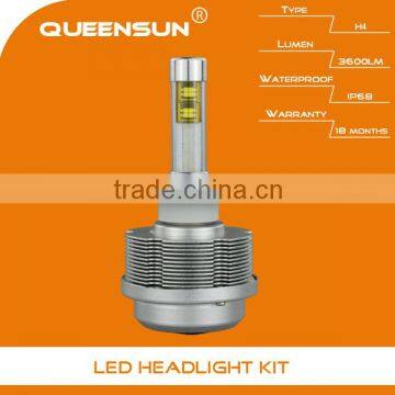 Factory offer Hot sale 30W 3600lumens super bright led headlight h4