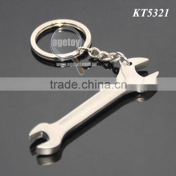 Mini Spanner Shaped Keychain Promotional Zinc Alloy Wrench Metal Tools Key Chain