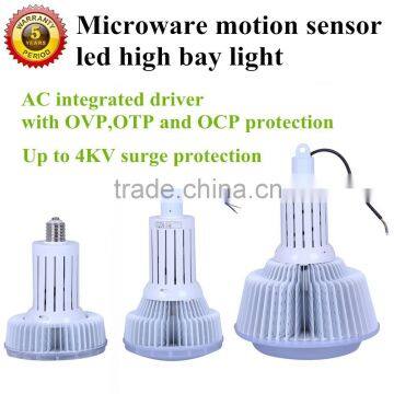 wireless motion sensor high bay light 160W fin type heatsink