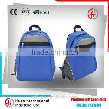 High Quality Custom Promotion Daily Durable Soft Decompression Polyester School Backpack