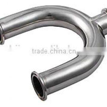Sanitary Stainless Steel U/Y Tee For Tube Fittings