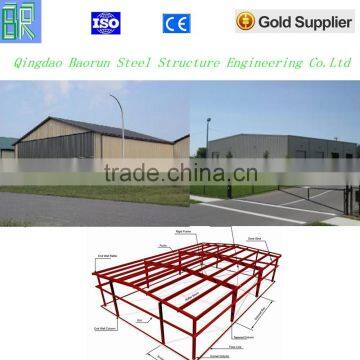 Professional fast installation prefabricated steel structure workshop