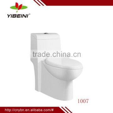 porcelain siphonic one piece toilet,s trap toilet wc