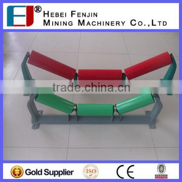 89mm Diameter Belt Conveyor Steel Pipe Troughing Idler For Conveyor Handling System