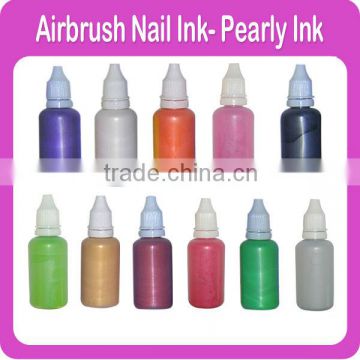 Temporary Airbrush Pearly Nail Ink 11Different colors Available