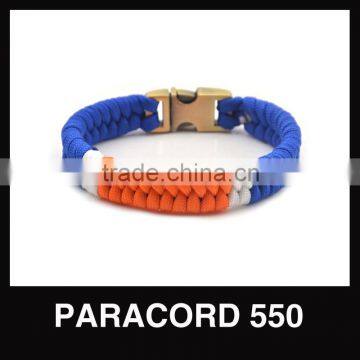 550 Fish tail Style paracord bracelet for NFL team