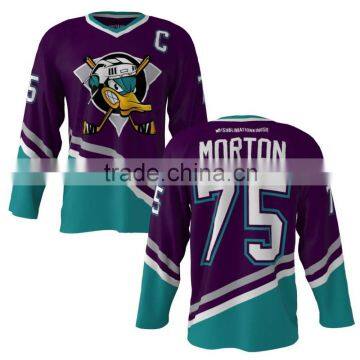 Custom new ice Hockey jersey/high quality sublimated ice hockey jerseys