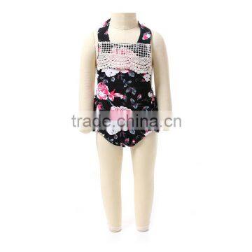 2016 High Quality Wholesale Summer Fashionable Cotton Baby Rompers For Girls