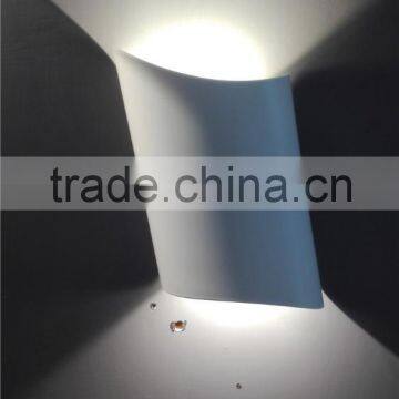 2*6W COB warm white aluminum LED wall light