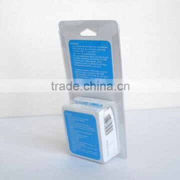 Blue 4-Port USB Hub With Ruler Function photo-6