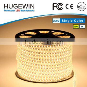 220V 9W/M SMD5050-60D waterproof SMD LED strip white and warm white LED Strip