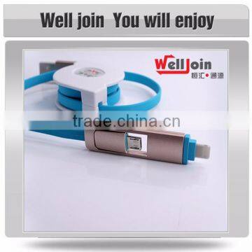 Colorful Blister Packaging Two-in-one Usb Charging Cable photo-4