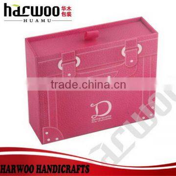 High-end Pink paper jewelry packing box for sale