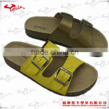 Fancy and cute ladies cork footbed EVA sandals