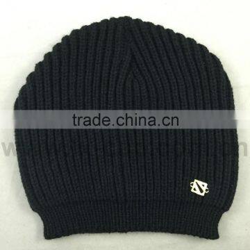 100%Acrylic boys winter knitting cap