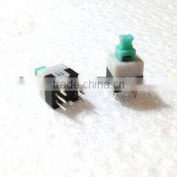 Professional miniature quick-break momentary pushbutton switches