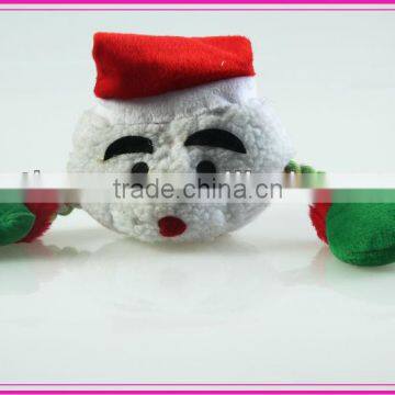 2013 plush christmas snowman christmas pet toy accessories