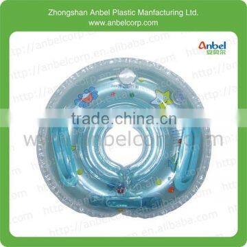 New Baby Infant Swimming Neck Float Ring Safety Inflatable Circle Float With Handle