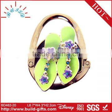 popular metal bag display stand with hook adjustable