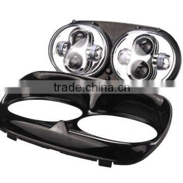 Dual Mount Bracket of Motorcycle Daymaker Projector LED Headlight For Harley Davidso-n Daymaker Headlamp Mount Bracket photo-4