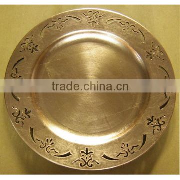 Gold Wedding decorative plate charger