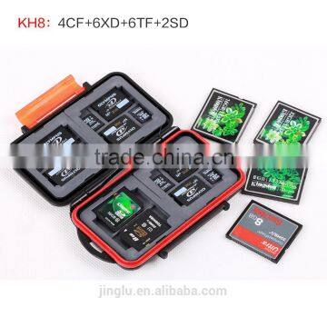 LYNCA KH8-10 Water-Resistant Anti-shock Memory Card Case for 4CF+6XD+6TF+2SD