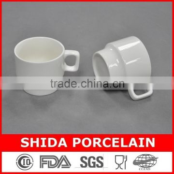 10OZ stackable new bone china mug factory supply in cheap price