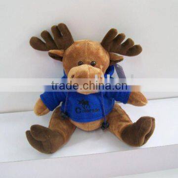 Cute Christmas reindeer& stuffed plush deer toys