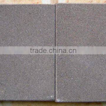 Chocolate brown sandstone building tiles