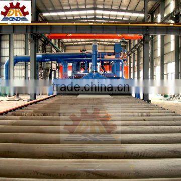 Speed Adjust Wheel Blast Roller Conveyor Type Derusting Machine for Steel Plate photo-2