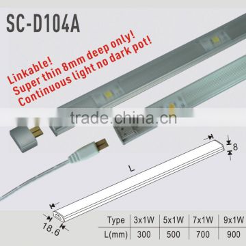 350mA constant current led strip Linkable/ furniture light/ plastic furniture lighting (SC-D104A)