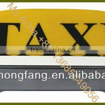 Amber Taxi lamp 12V 10W with strong magnet