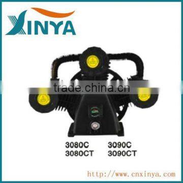 XINYA C-type 12.5bar 7.5hp 80mm cylinder ac piston belt driven air compressor part compressor head air bare pump(3080CT)