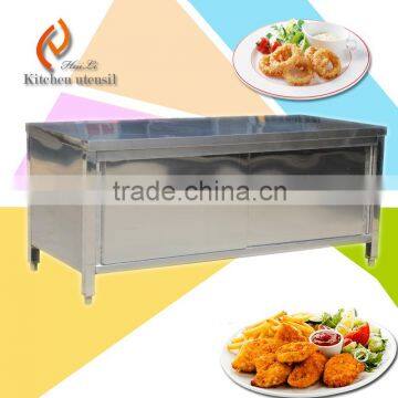 Hot sale 2015 Made in China durable commercial stainless steel kitchen cabinet with sink for restaurant hotel