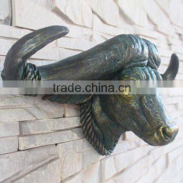 Wall decorative handmade resin cow figurine