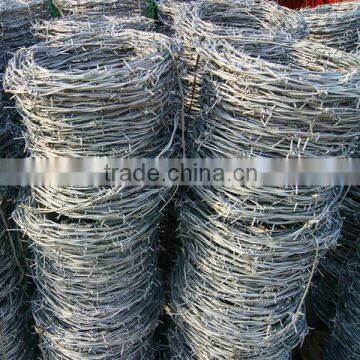 high tensile galvanized barbed wire different types for security