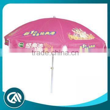 Custom printed Outdoor promotional folding beach umbrella