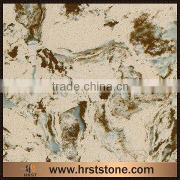 Man made stone antumn leaves quartz slabs