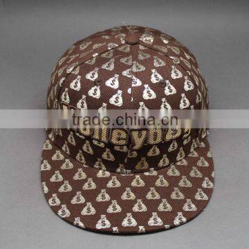 CUSTOM PRINTED SNAPBACK CAP WIRH EMBROIDERY LOGO