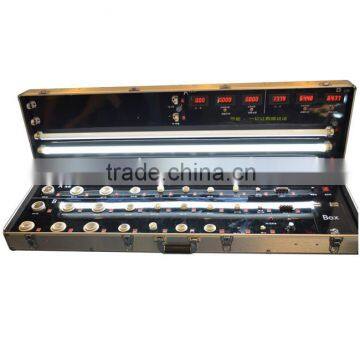 Handling LED Demo Display Case with Tubes sockets