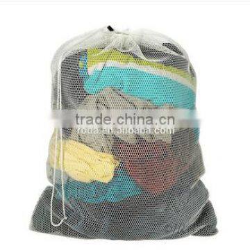 YIWU RODA 100% Polyester Cord Durable Color Logo Foldable Washing Bag photo-4