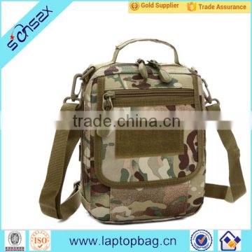 Custom men fashion army military camo canvas belt pack bag