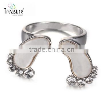 Classic style jewelry gemstone jewelry zircon crystal ring silver ring elegant jewellry